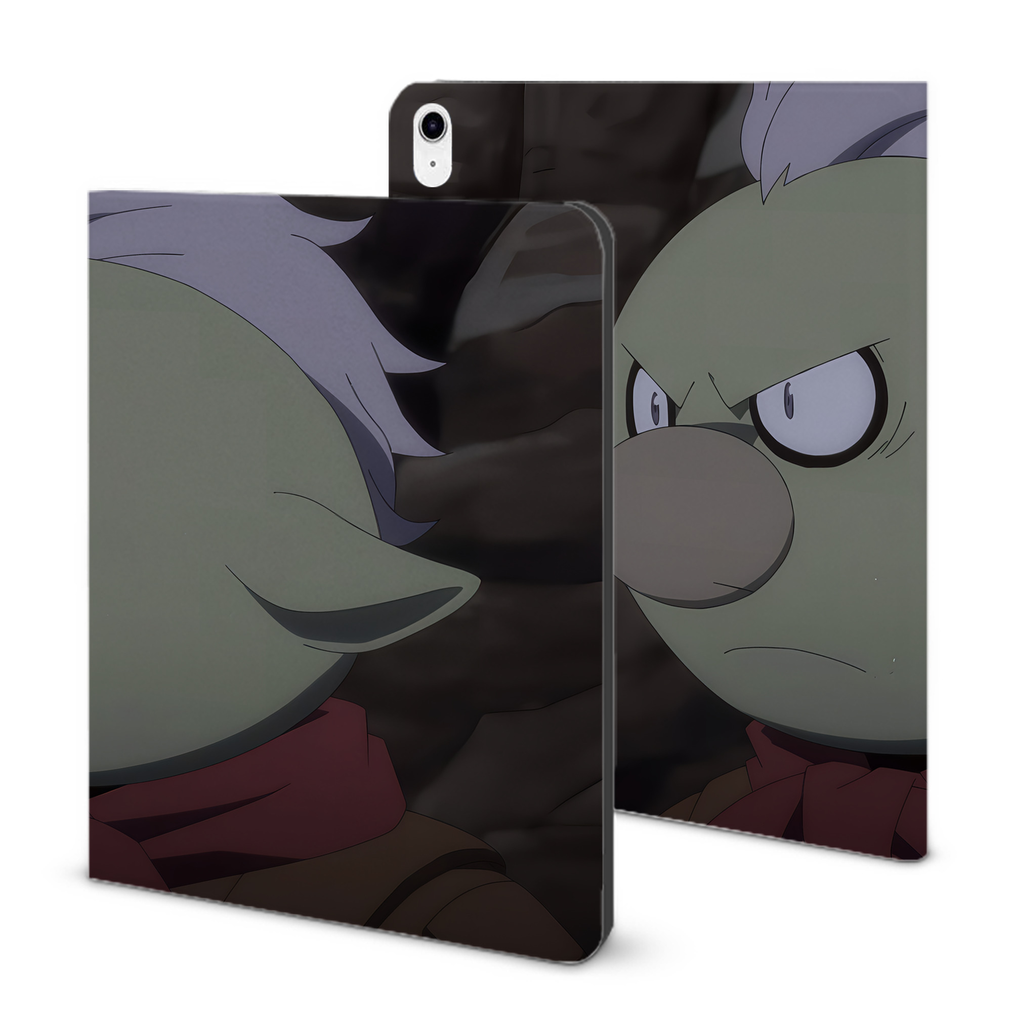 （画像用） 転スラ Regarding Reincarnated to Slime IPad ケース ブック型 PUレザー TPU 耐衝撃 軽量 薄型 ペン収納なし 全面保護 IPad 各モデル対応